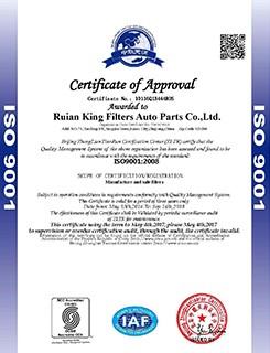 1132401320 filtro del aire de entrada del coche de la fibra de poli&eacute;ster de los filtros de combustible del cami&oacute;n AF25372 4