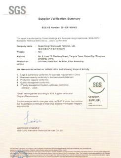 1132401320 filtro del aire de entrada del coche de la fibra de poli&eacute;ster de los filtros de combustible del cami&oacute;n AF25372 5