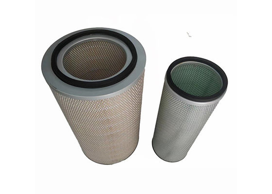 El aire industrial plisado del cartucho filtro el acero 304l filtro del colector de polvo de 0,1 micrones